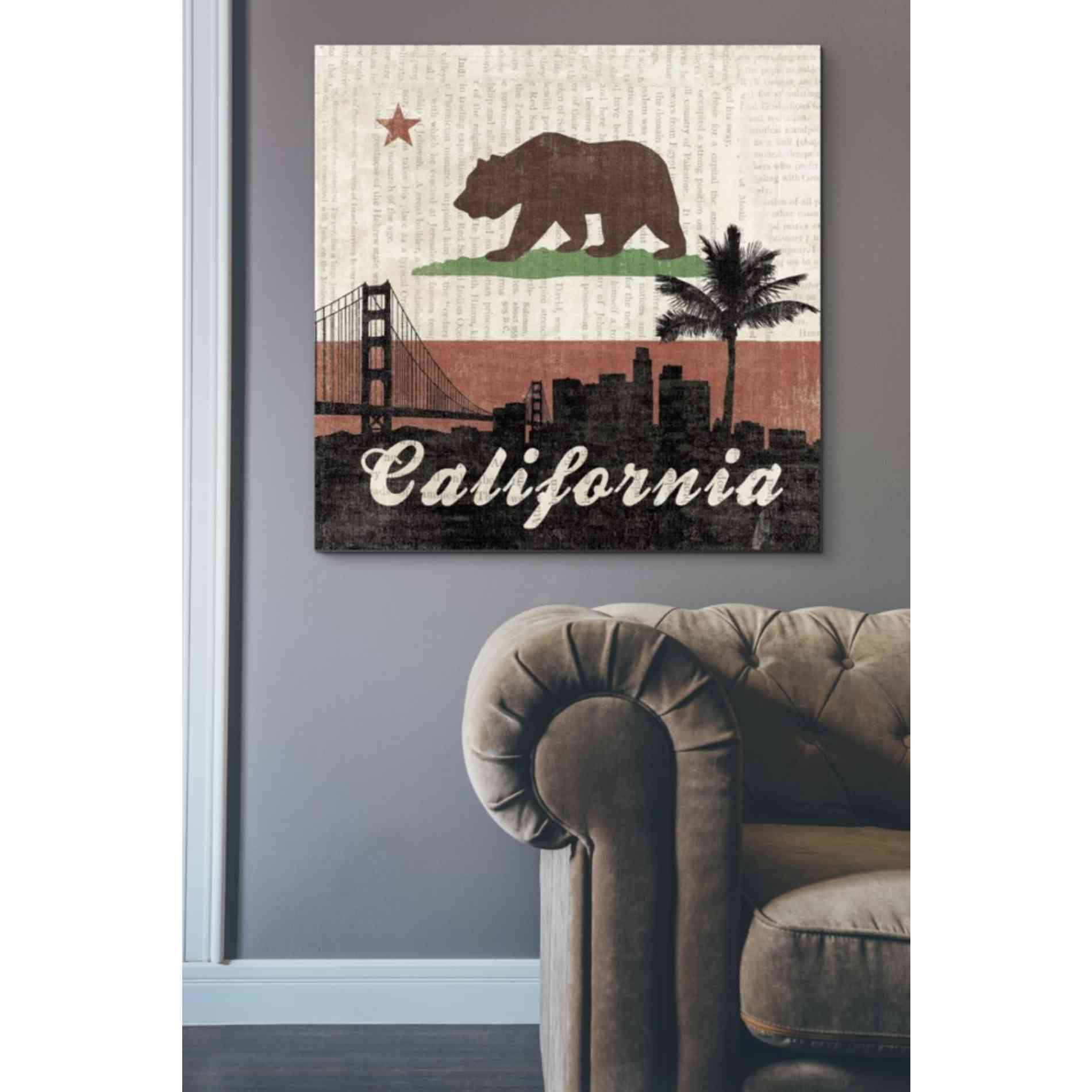 'California' by Moira Hershey, Canvas Wall Art,37 x 37
