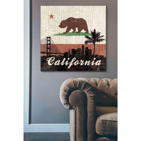 Image of 'California' by Moira Hershey, Canvas Wall Art,37 x 37