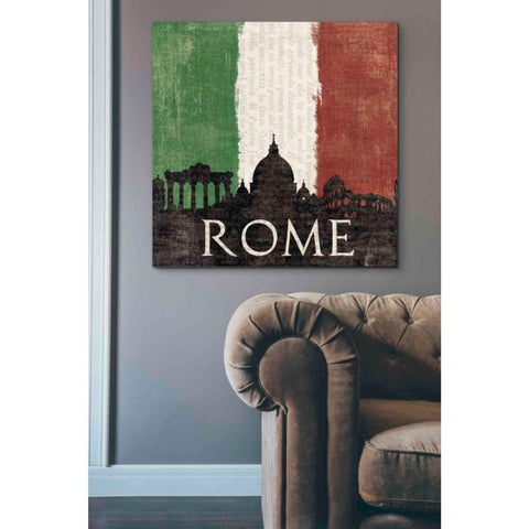 Image of 'Rome' by Moira Hershey, Canvas Wall Art,37 x 37