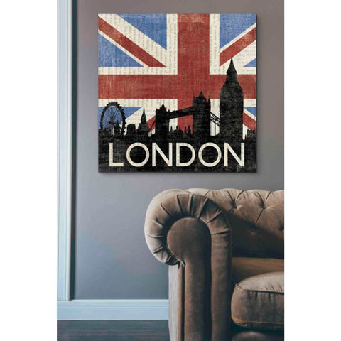 Image of 'London ' by Moira Hershey, Canvas Wall Art,37 x 37