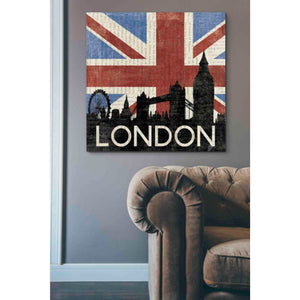 'London ' by Moira Hershey, Canvas Wall Art,37 x 37
