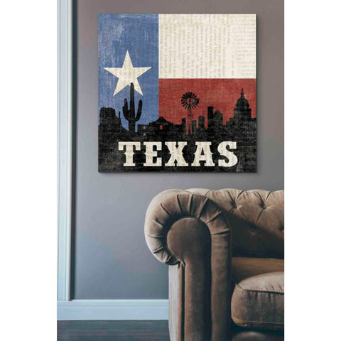Image of 'Texas' by Moira Hershey, Canvas Wall Art,37 x 37
