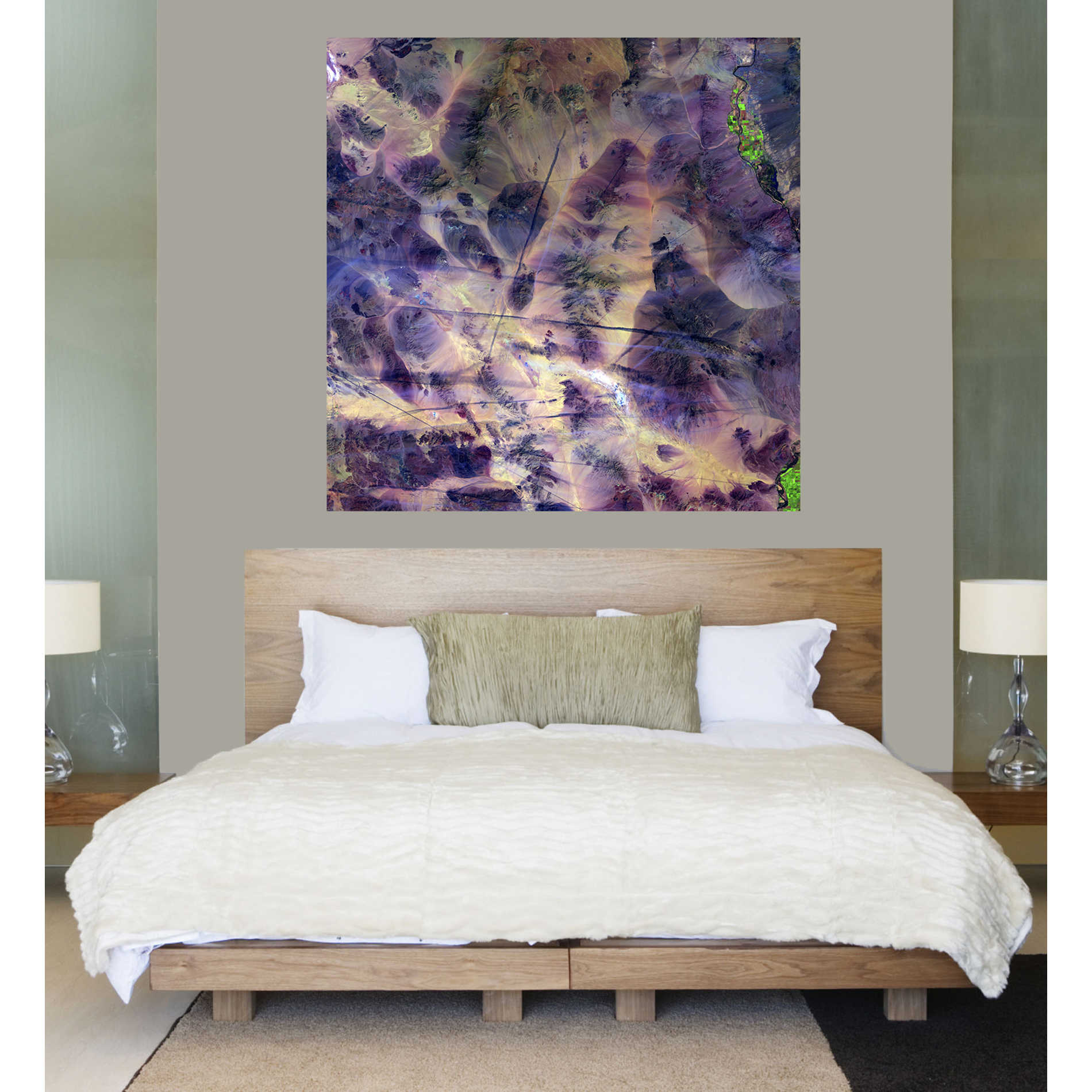 'Earth As Art: Contrails' Canvas Wall Art,37 x 37