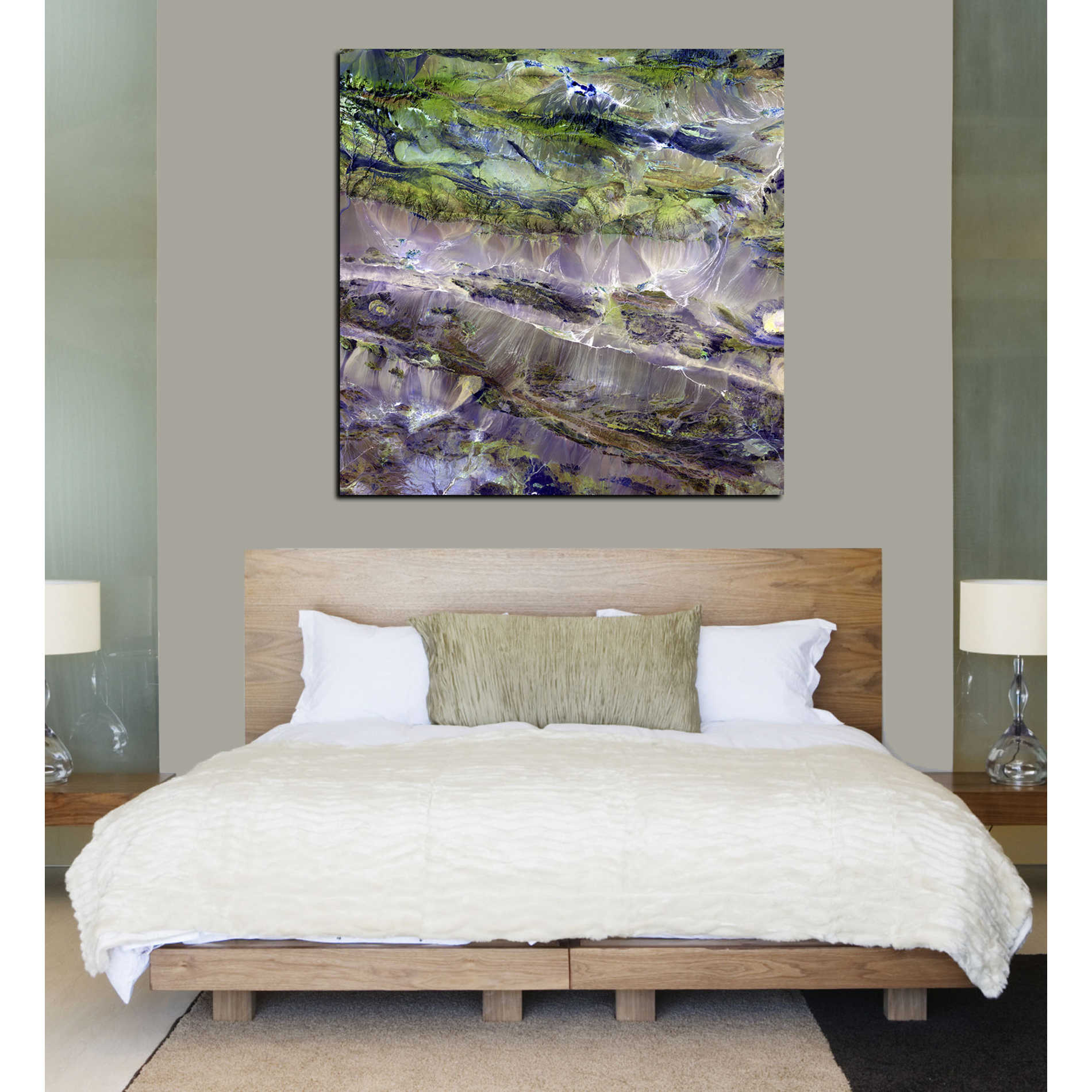 'Earth As Art: Edrengiyn Nuruu' Canvas Wall Art,37 x 37