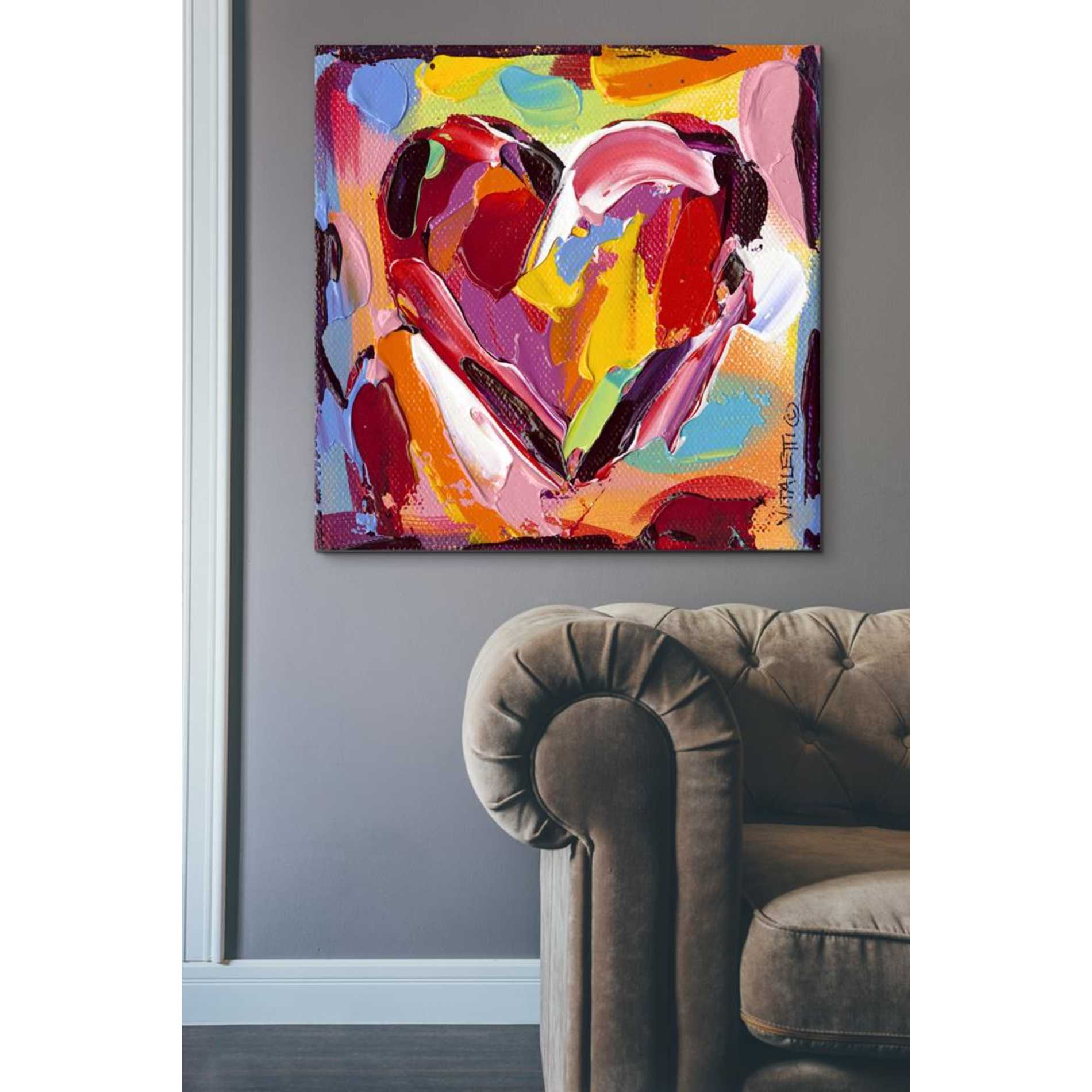 'Colorful Expressions I' by Carolee Vitaletti Giclee Canvas Wall Art