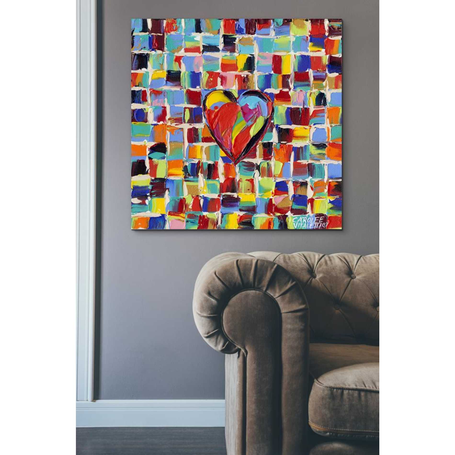 'Love of Color I' by Carolee Vitaletti Giclee Canvas Wall Art