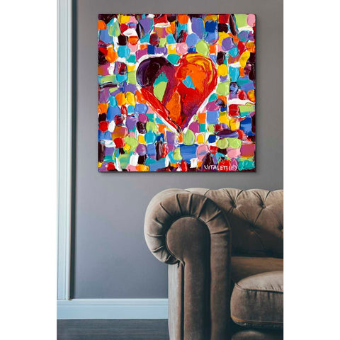 Image of 'Mosaic Heart III' by Carolee Vitaletti Giclee Canvas Wall Art