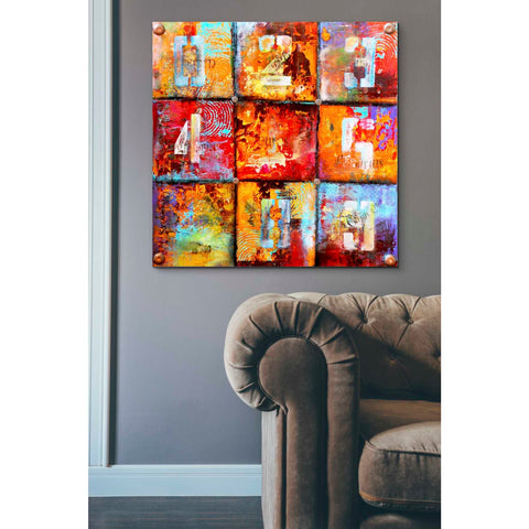 Image of 'The Ninth Block' by Erin Ashley Canvas Wall Art,37 x 37