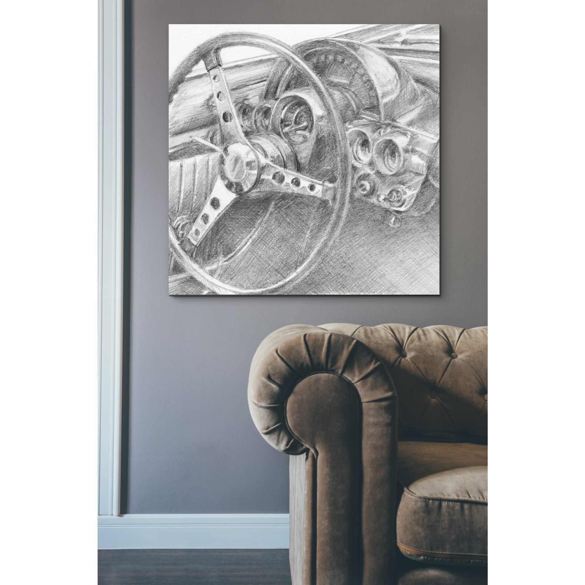 'Behind the Wheel II' by Ethan Harper Canvas Wall Art,37 x 37