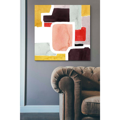 Image of 'Color Blocking II' by Grace Popp Canvas Wall Art,37 x 37