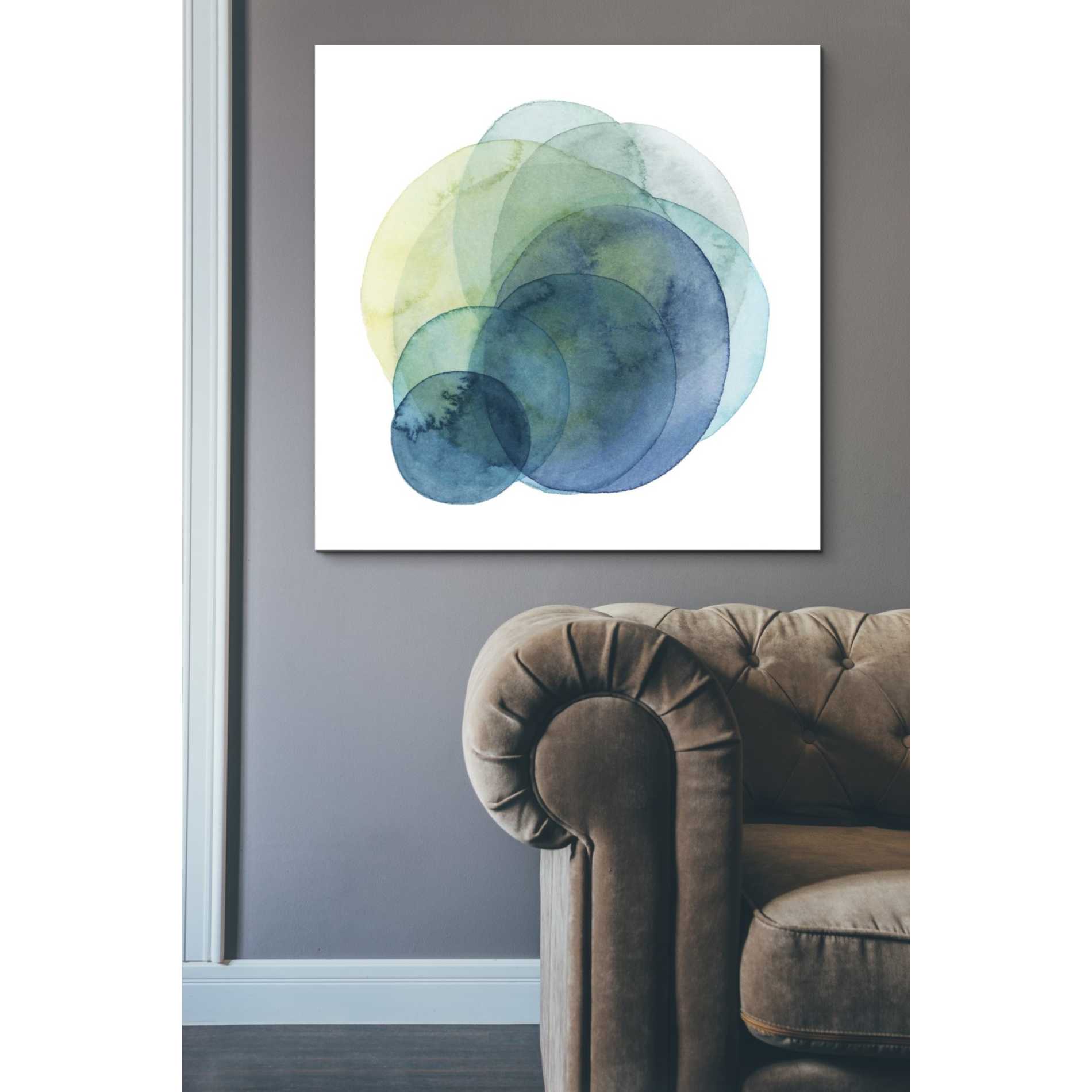'Evolving Planets IV' by Grace Popp Canvas Wall Art,37 x 37
