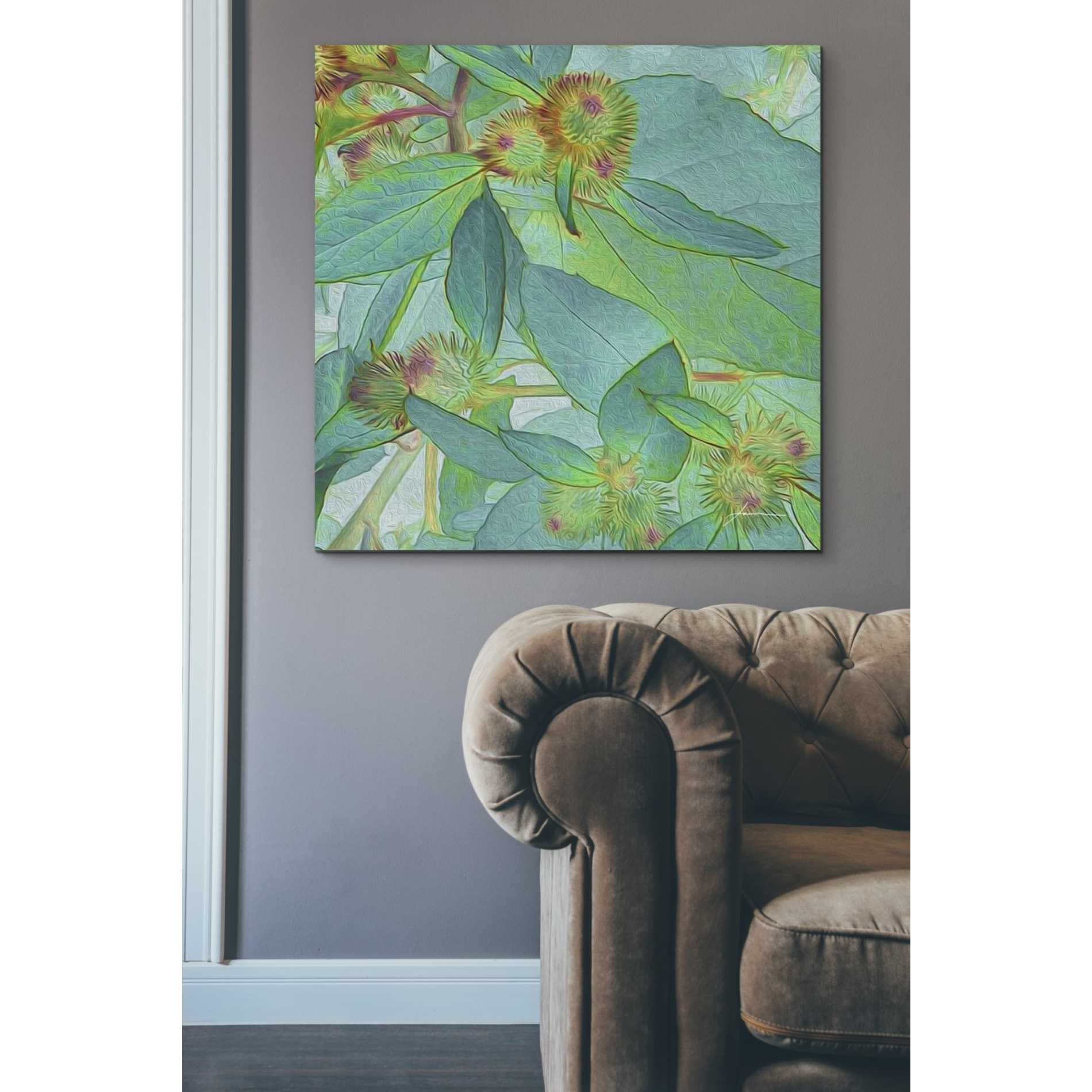 'Prickley Tiles I' by James Burghardt Giclee Canvas Wall Art