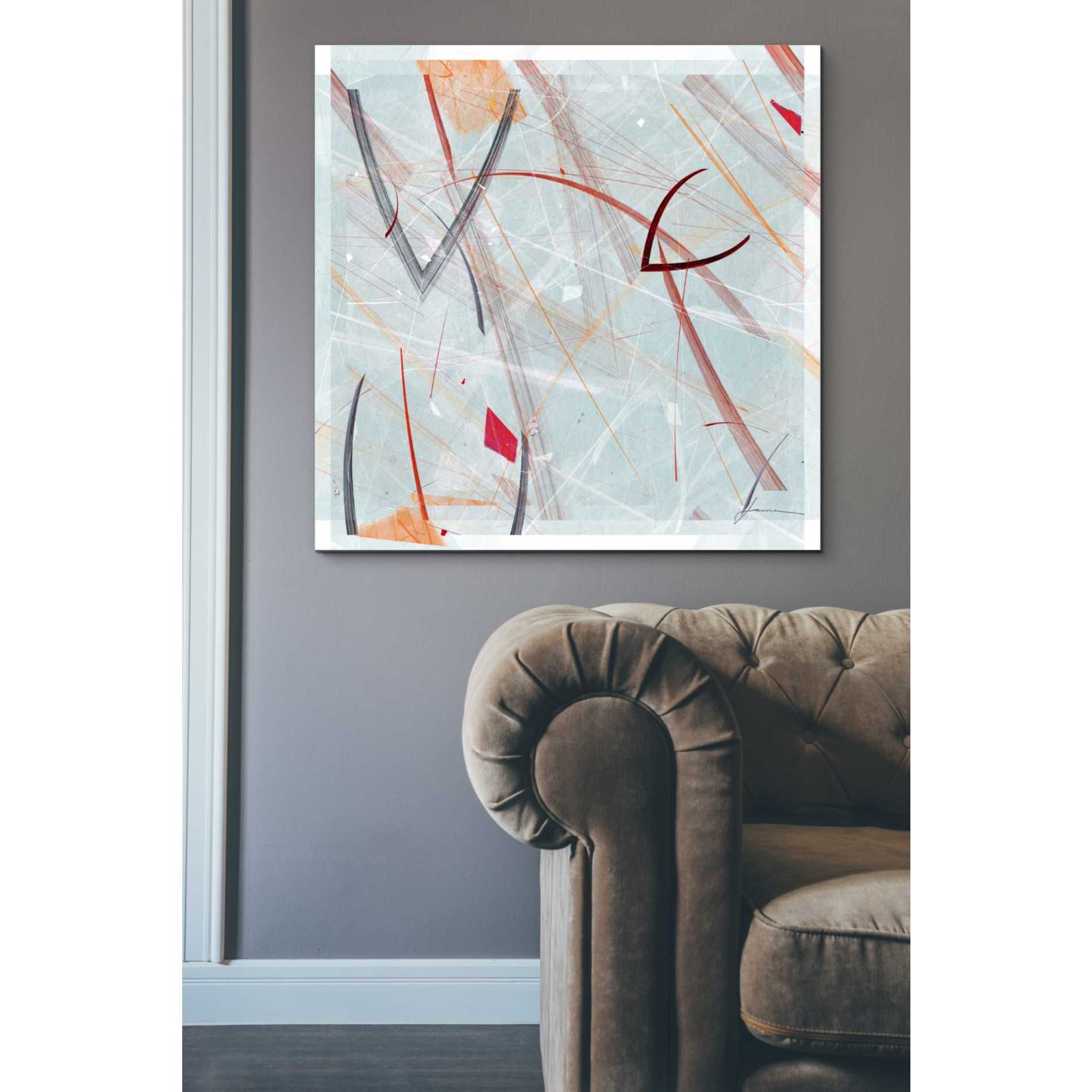 'Vectora Panel III' by James Burghardt Giclee Canvas Wall Art