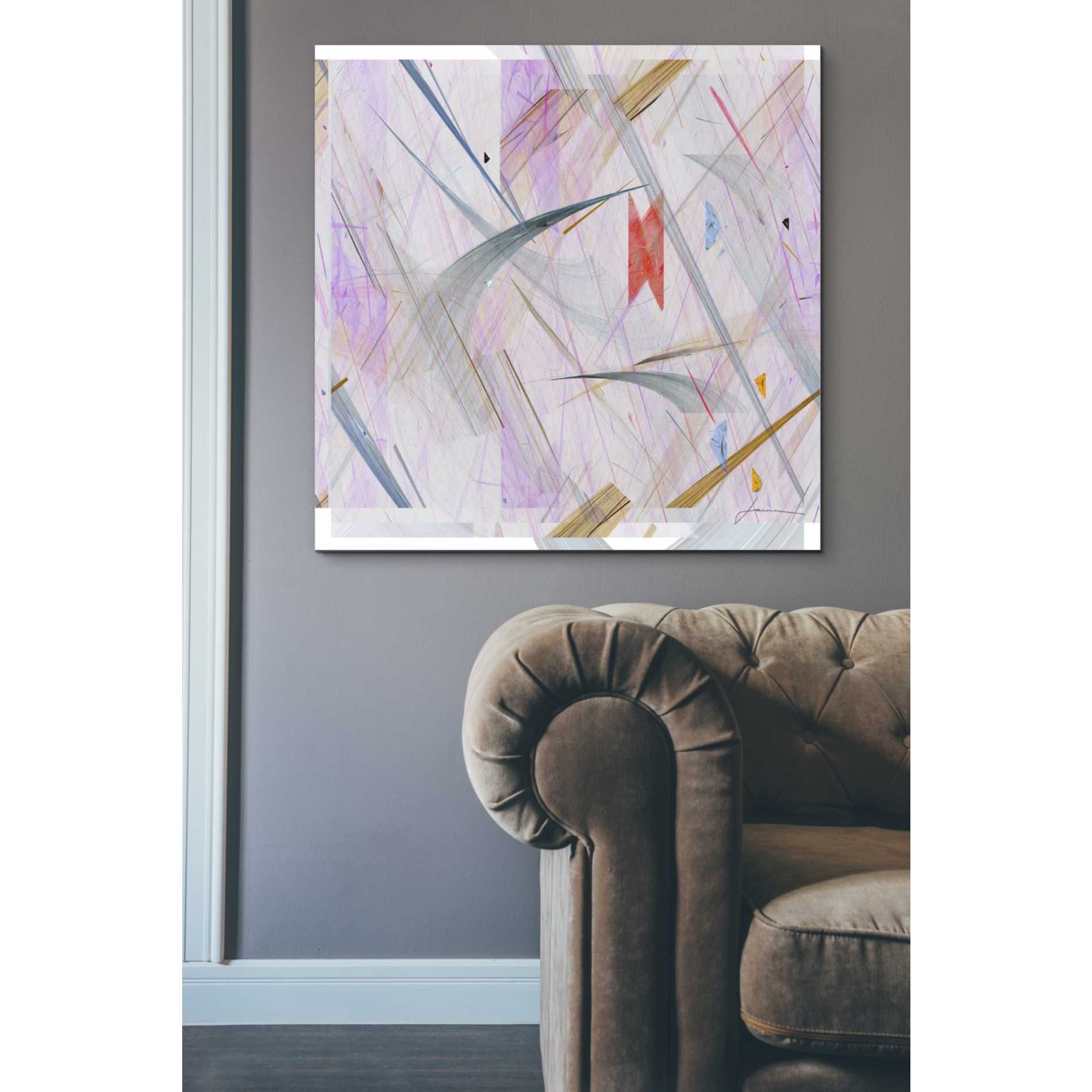 'Vectora Panel IV' by James Burghardt Giclee Canvas Wall Art