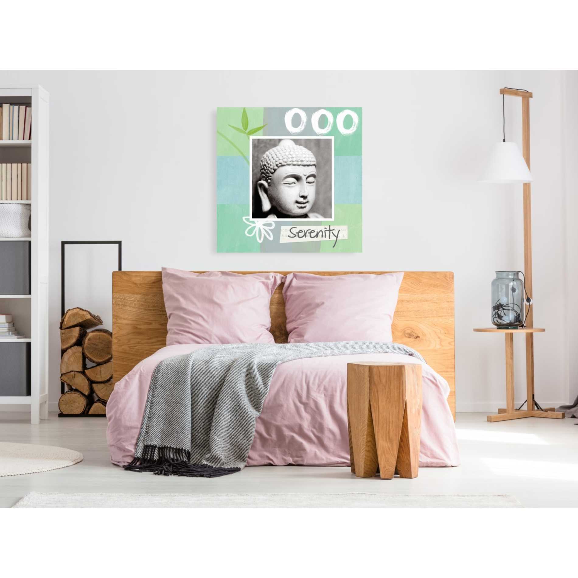 'Serenity' by Linda Woods, Canvas Wall Art,37 x 37