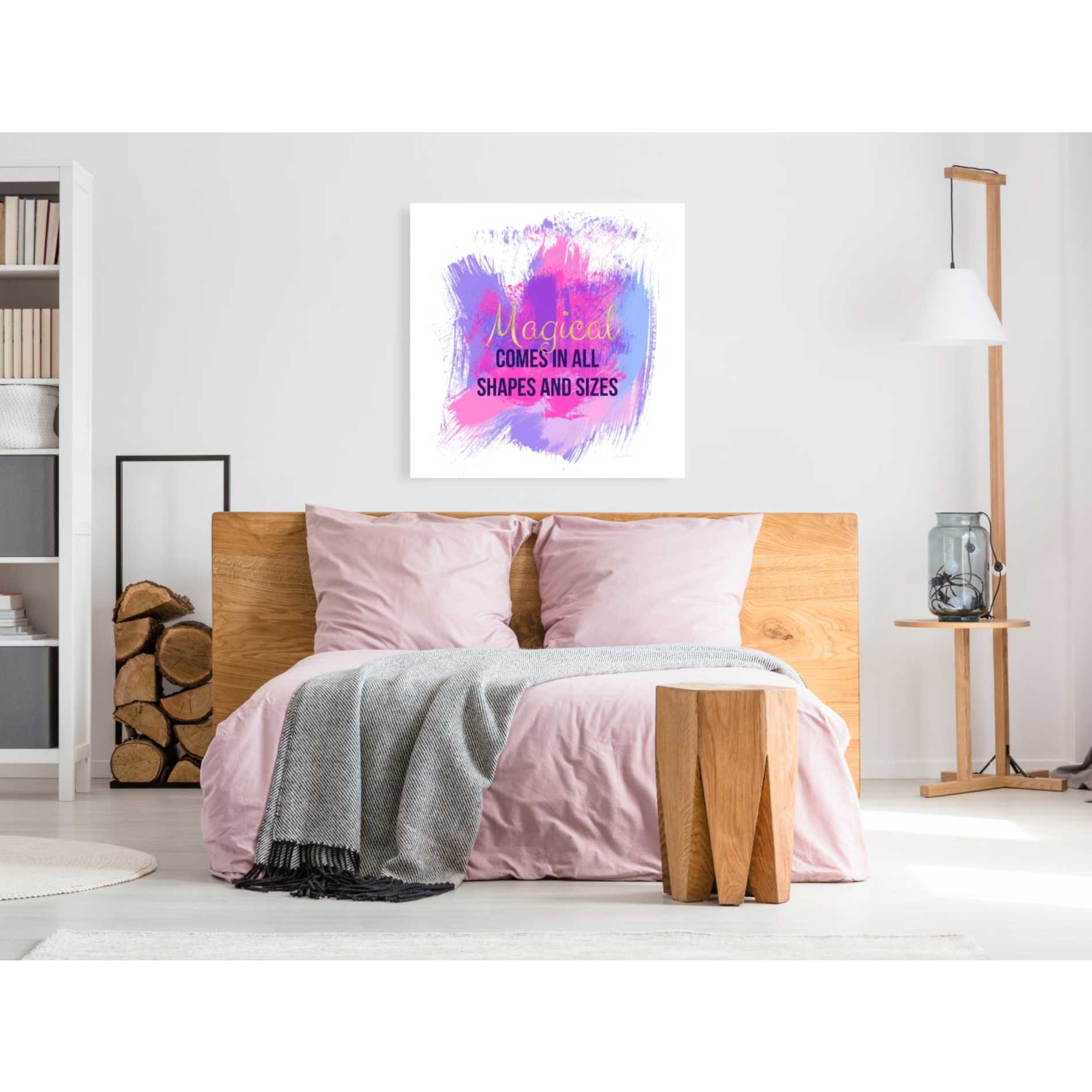 'Magical Comes In All Shapes' by Linda Woods, Canvas Wall Art,37 x 37