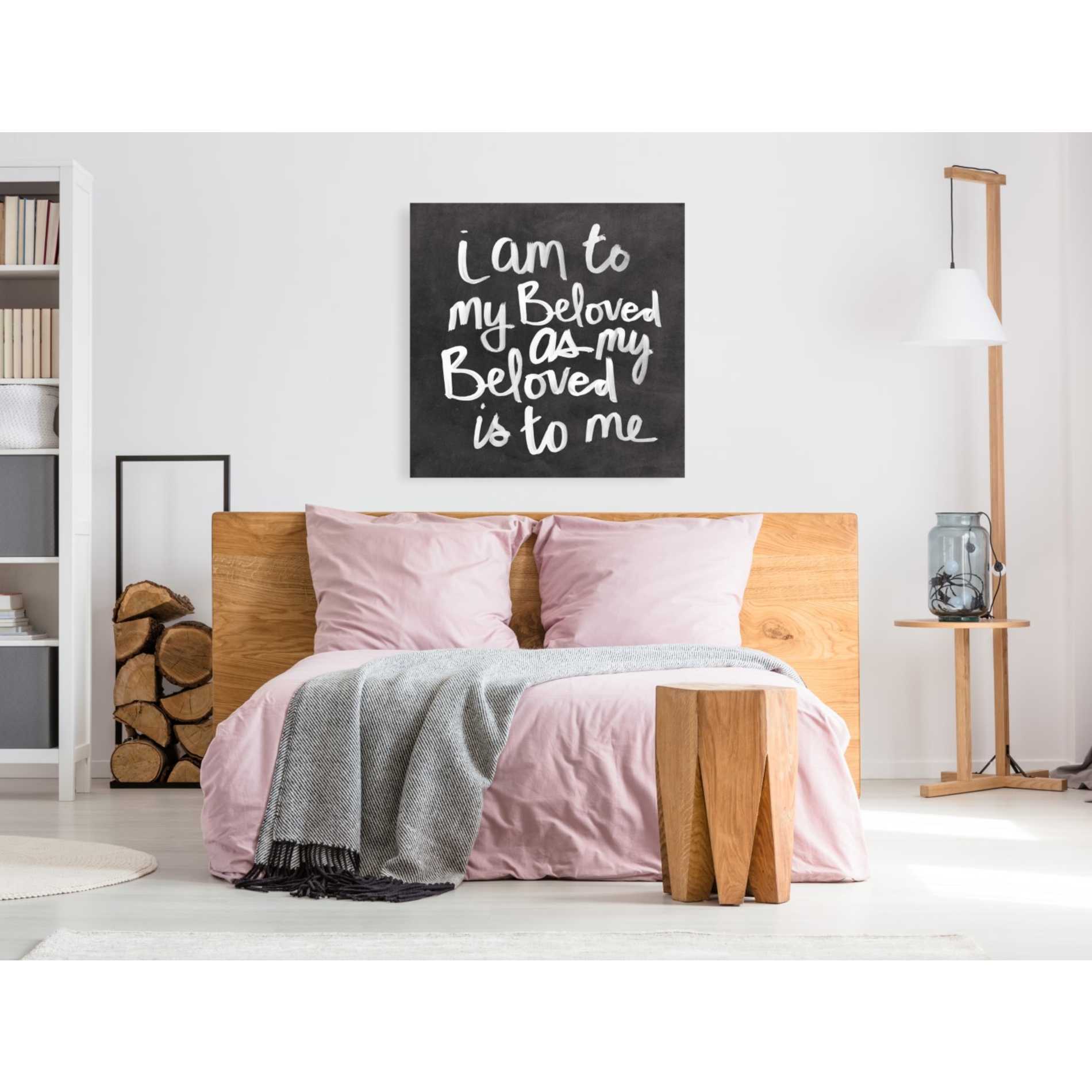 'Beloved' by Linda Woods, Canvas Wall Art,37 x 37