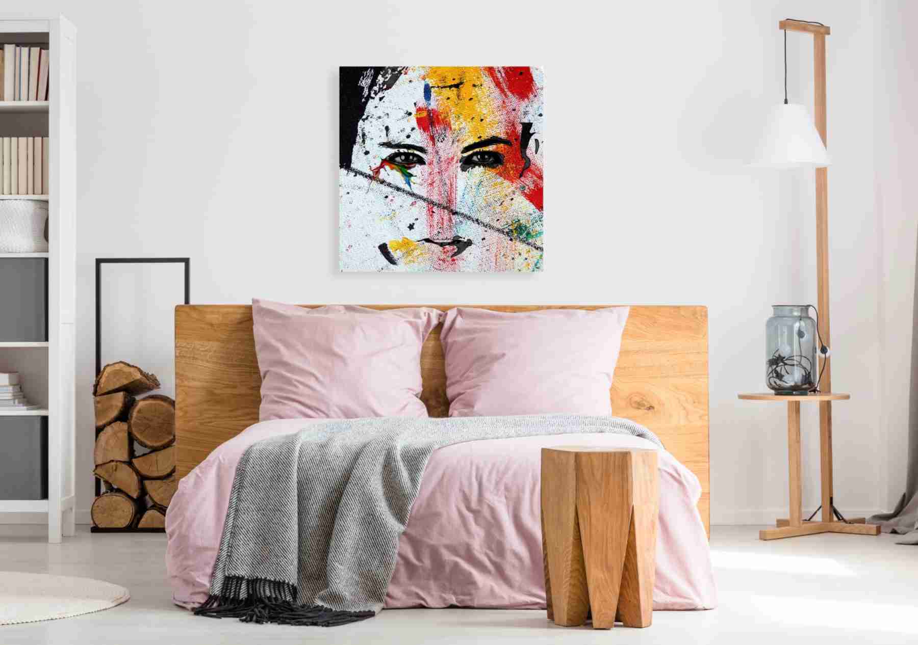 'Face Paint' by Karen Smith, Canvas Wall Art,37x37