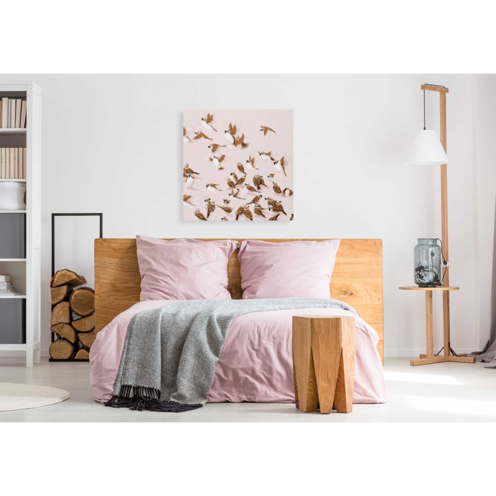 'Sparrow' by Zigen Tanabe, Giclee Canvas Wall Art