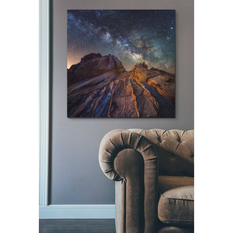 Image of 'The Martian Landscape' by Darren White, Canvas Wall Art,37 x 37