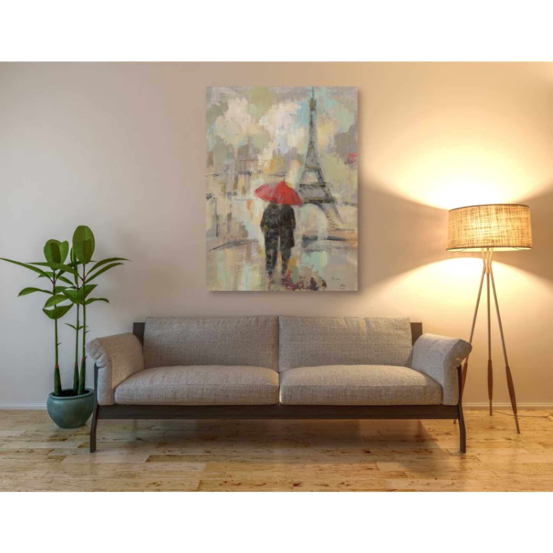 'Rain in the City II' by Silvia Vassileva, Canvas Wall Art,40 x 54