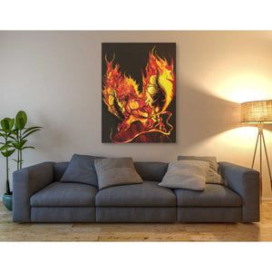 'Dragon Fire' by Michael StewArt, Canvas Wall Art,40 x 54