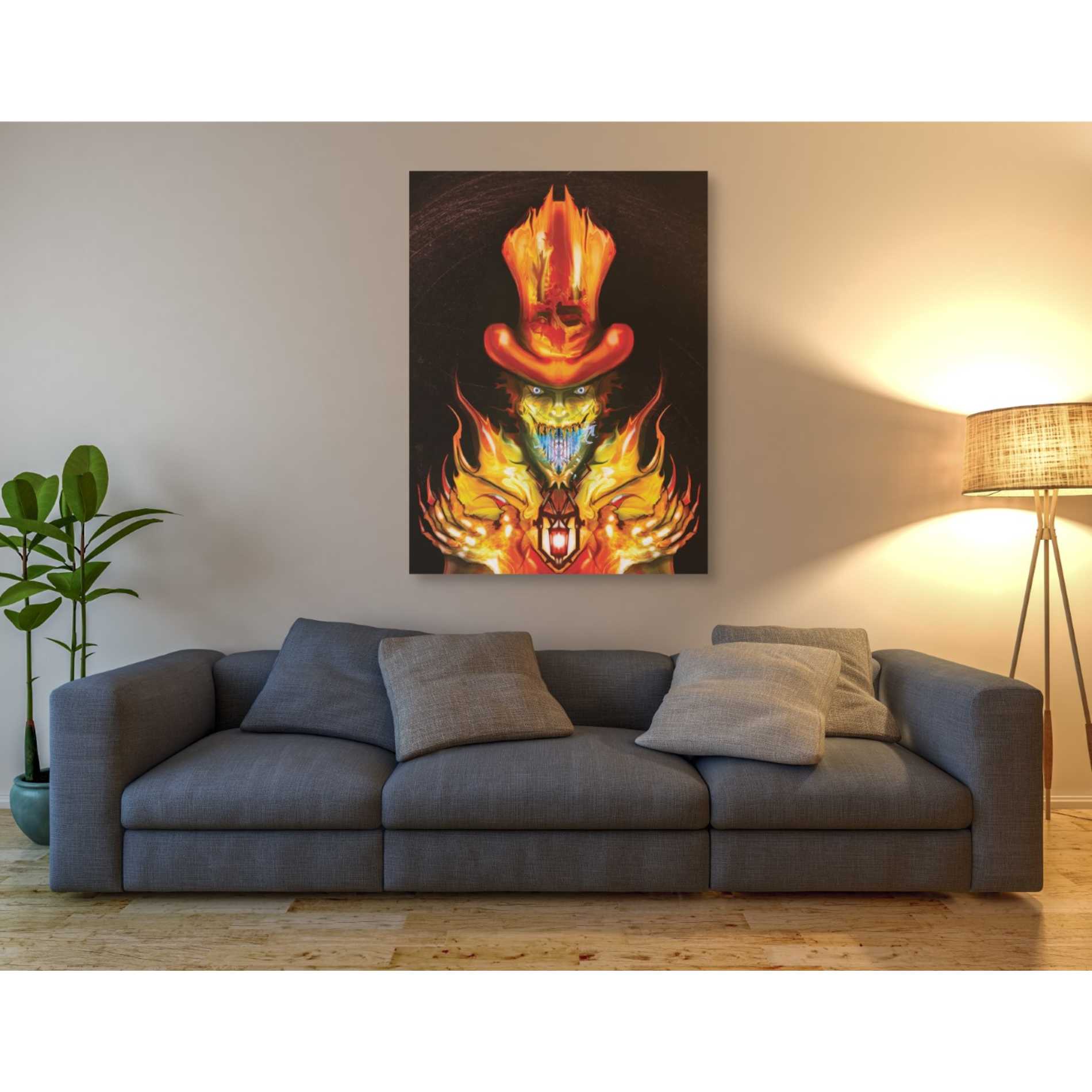 'Spring Heel Jack' by Michael StewArt, Canvas Wall Art,40 x 54