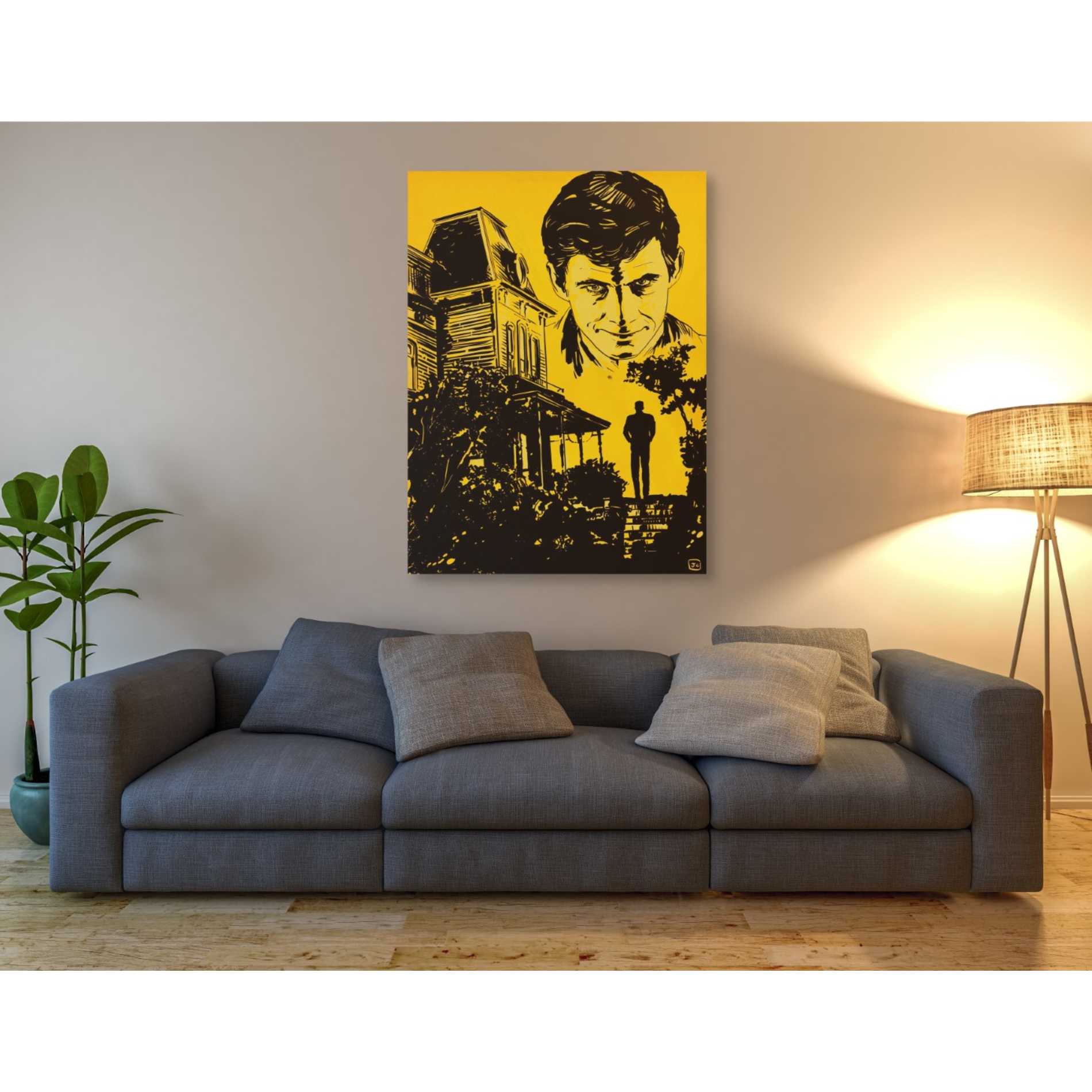 'Psycho' by Giuseppe Cristiano, Canvas Wall Art,40 x 54