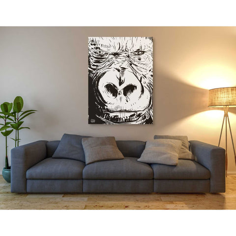 Image of 'Gorilla' by Giuseppe Cristiano, Canvas Wall Art,40 x 54