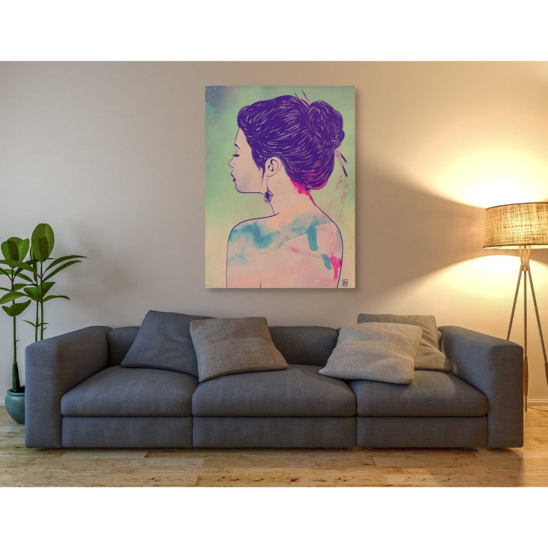 'Colors' by Giuseppe Cristiano, Canvas Wall Art,40x54