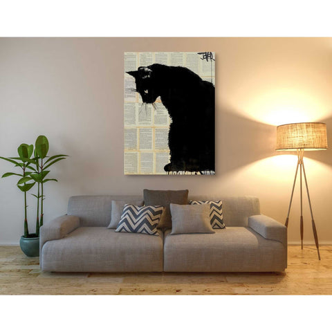 Image of 'Cat Black' by Loui Jover, Canvas Wall Art,40 x 54