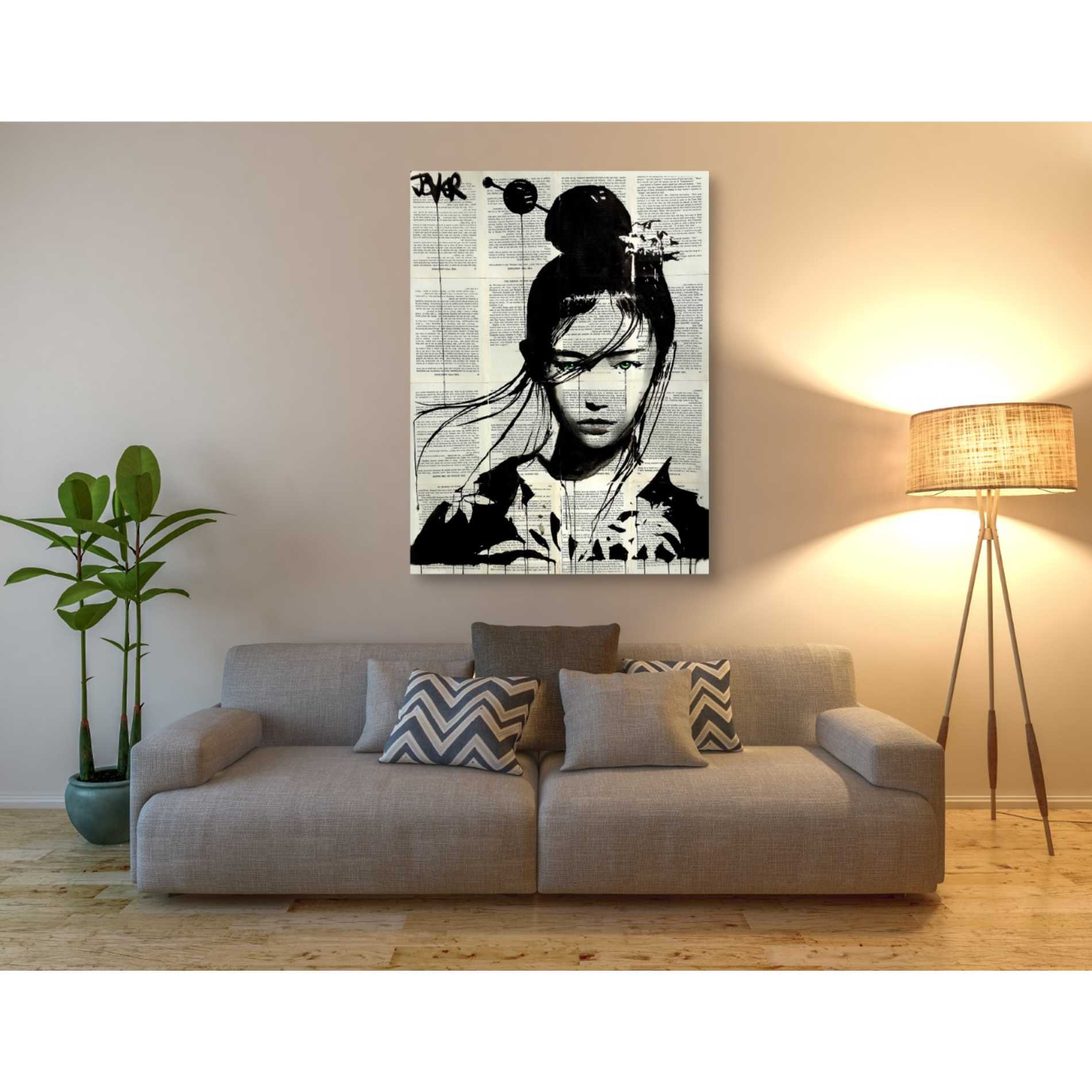 'Narumi' by Loui Jover, Canvas Wall Art,40 x 54