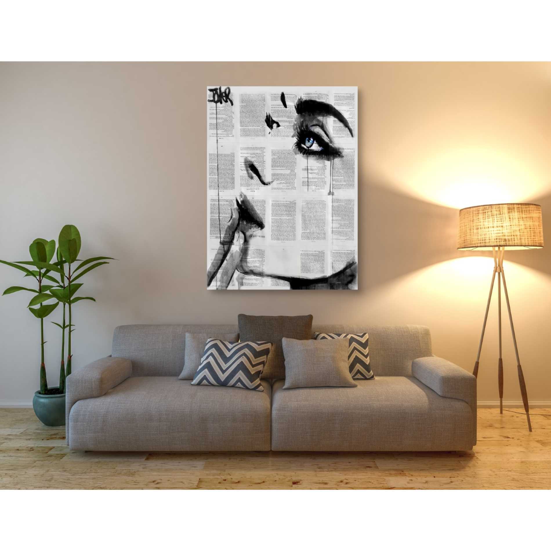 'Never Know' by Loui Jover, Canvas Wall Art,40 x 54