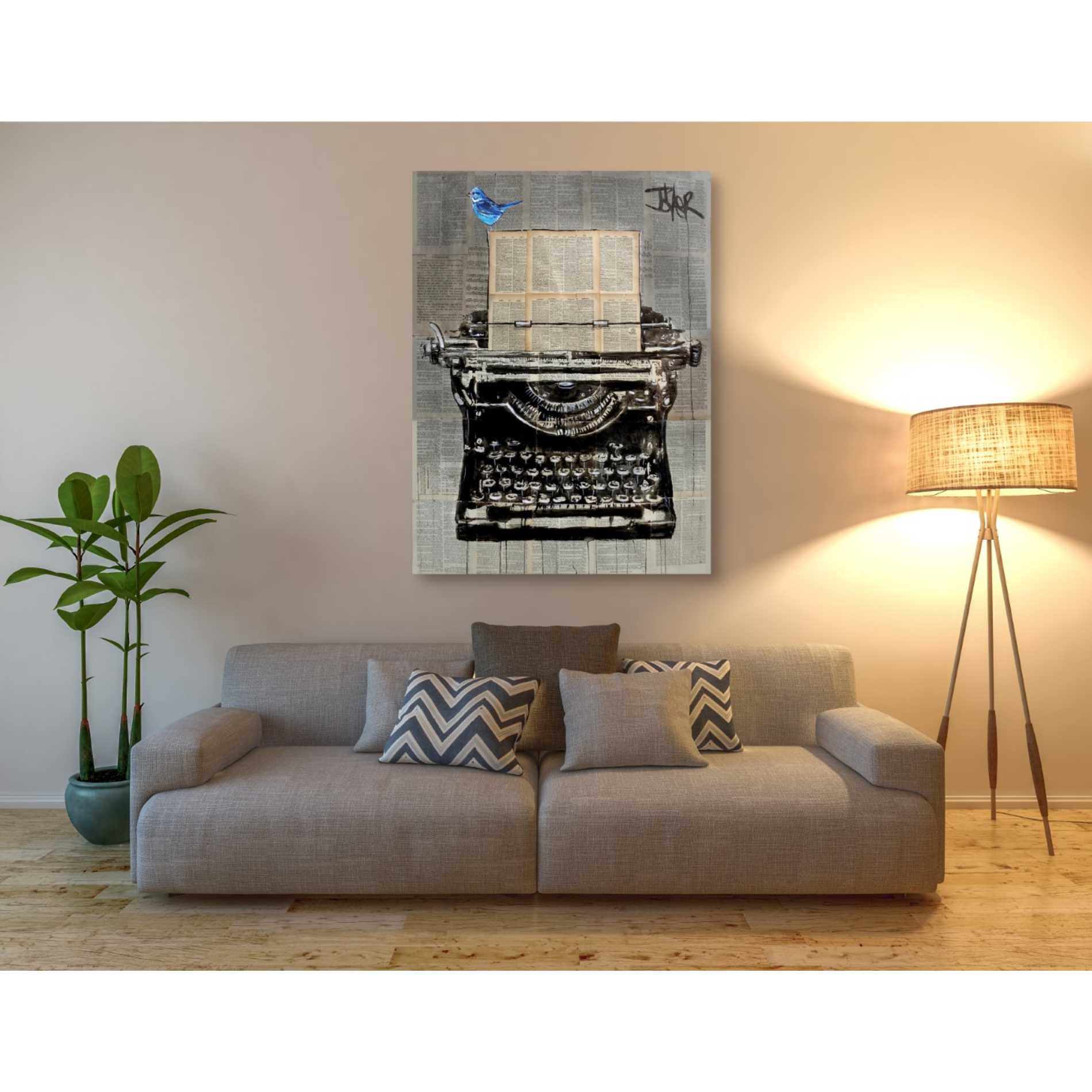 'The Writer' by Loui Jover, Canvas Wall Art,40 x 54