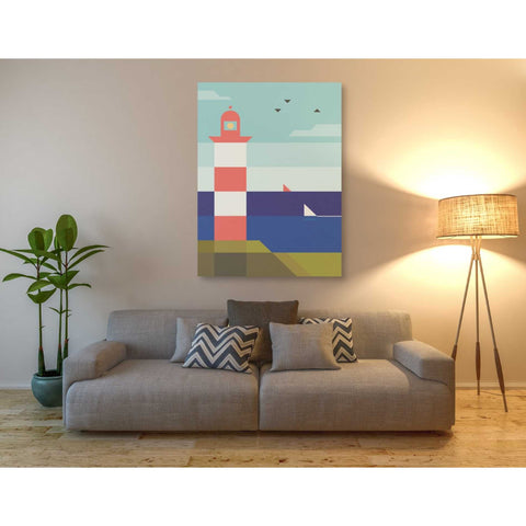 Image of 'Lighthouse' by Antony Squizzato, Canvas Wall Art,40 x 54