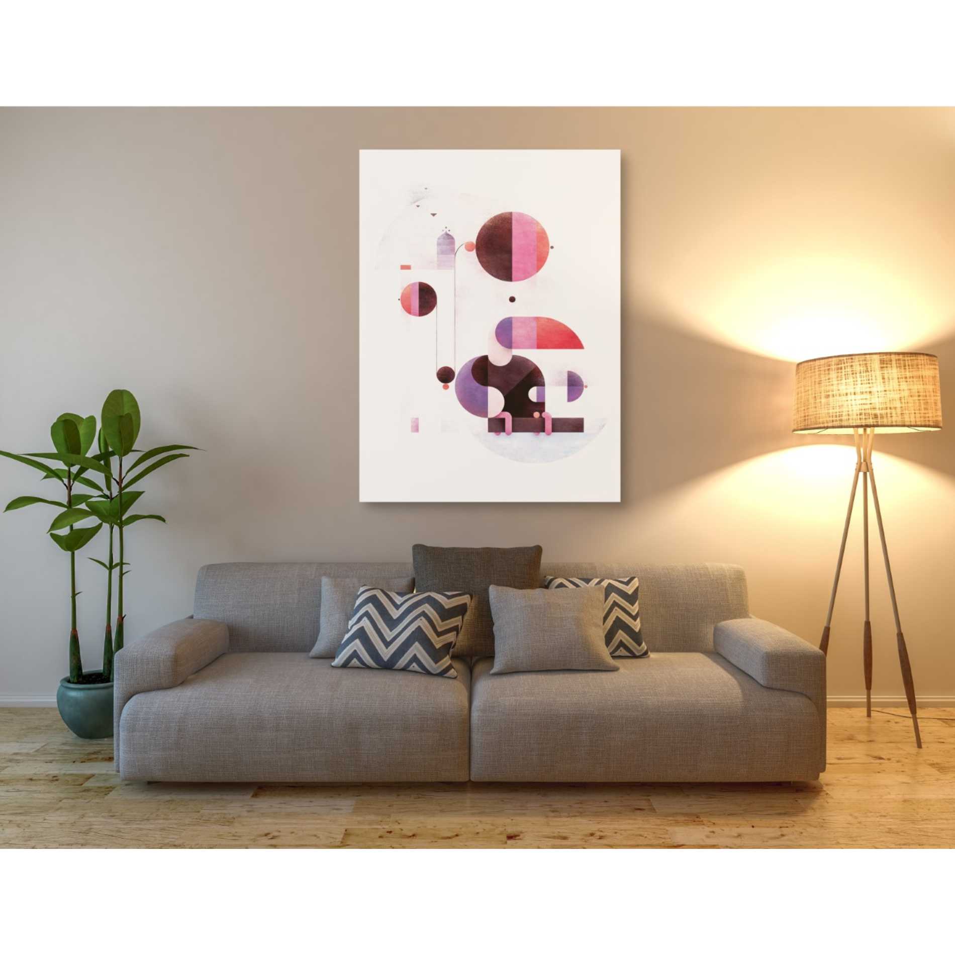 'Rainbow Swinger' by Antony Squizzato, Canvas Wall Art,40 x 54