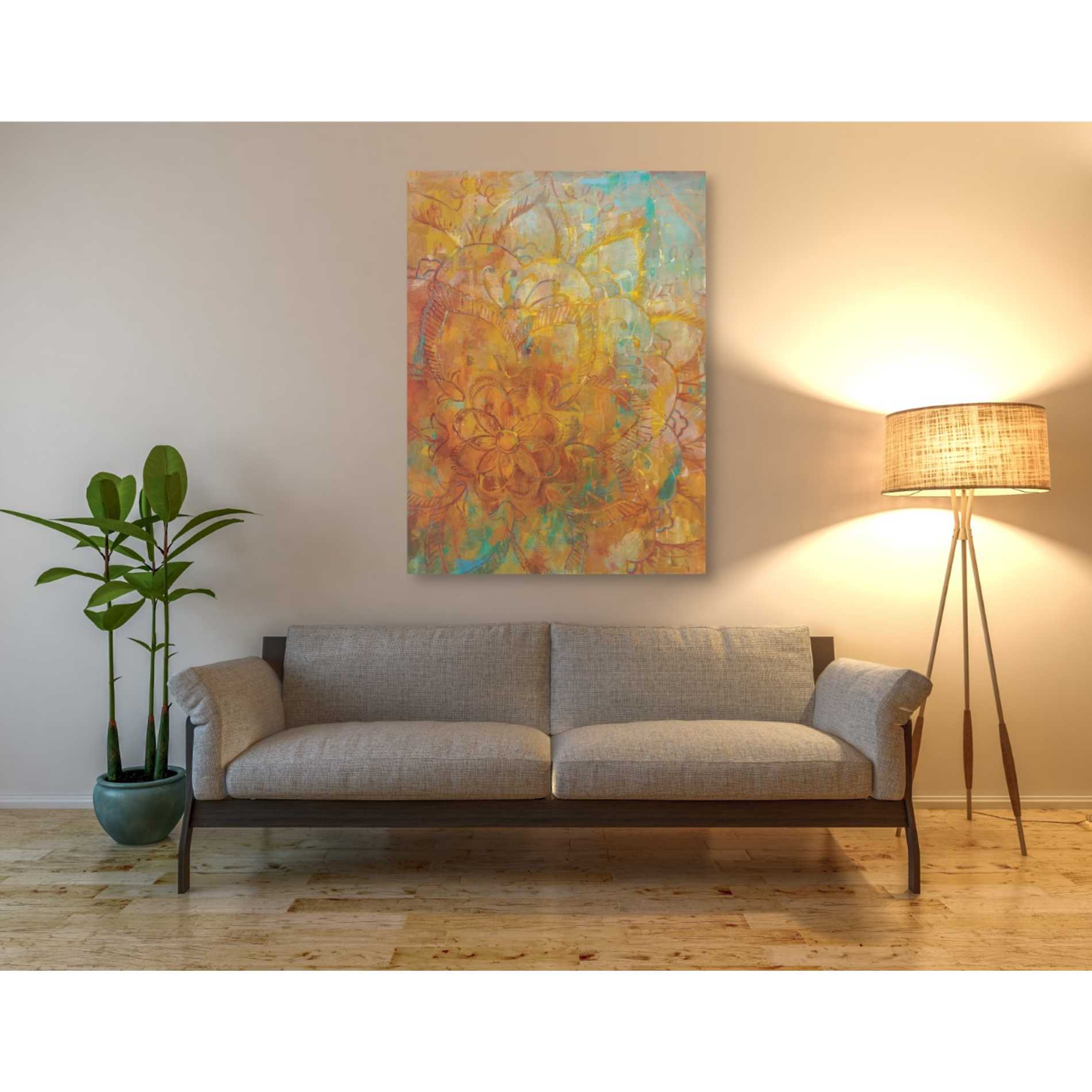 'Bohemian Abstract Bright' by Danhui Nai, Canvas Wall Art,40 x 54