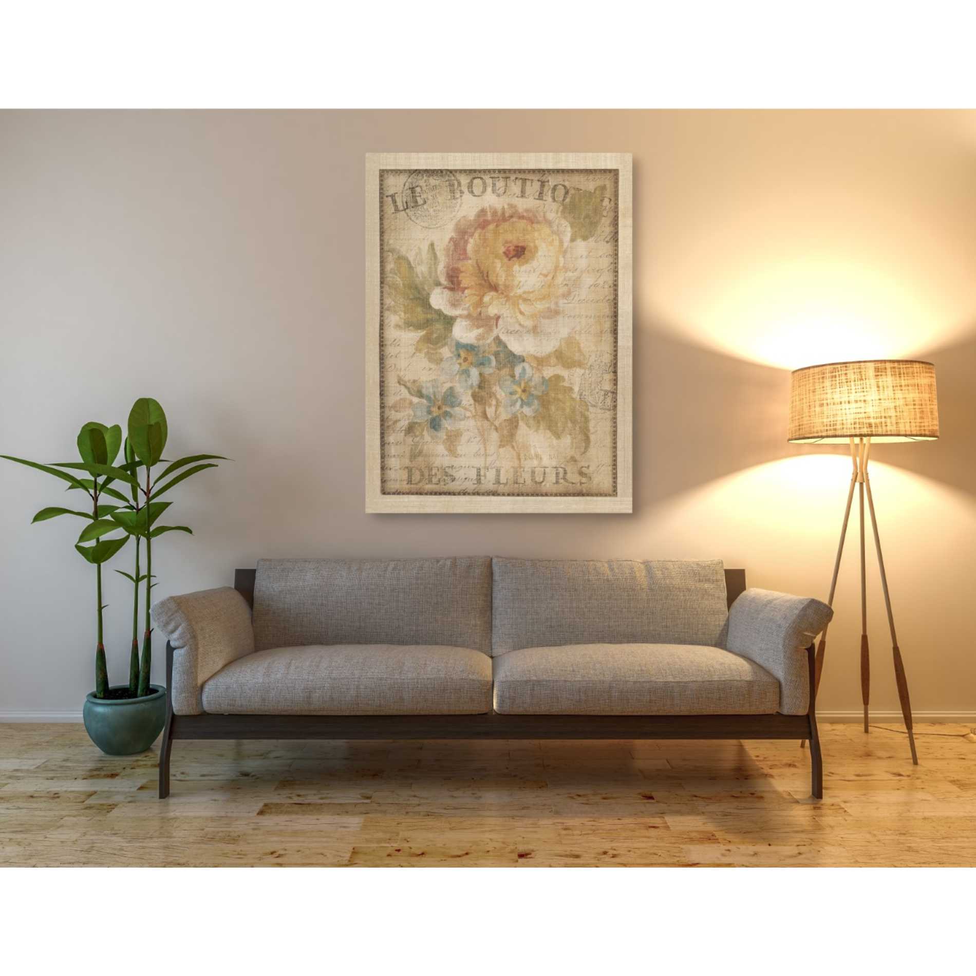 'Parisian Flowers I' by Danhui Nai, Canvas Wall Art,40 x 54