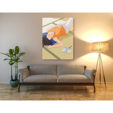 Image of 'Sleeping Woman' by Sai Tamiya, Canvas Wall Art,40 x 54