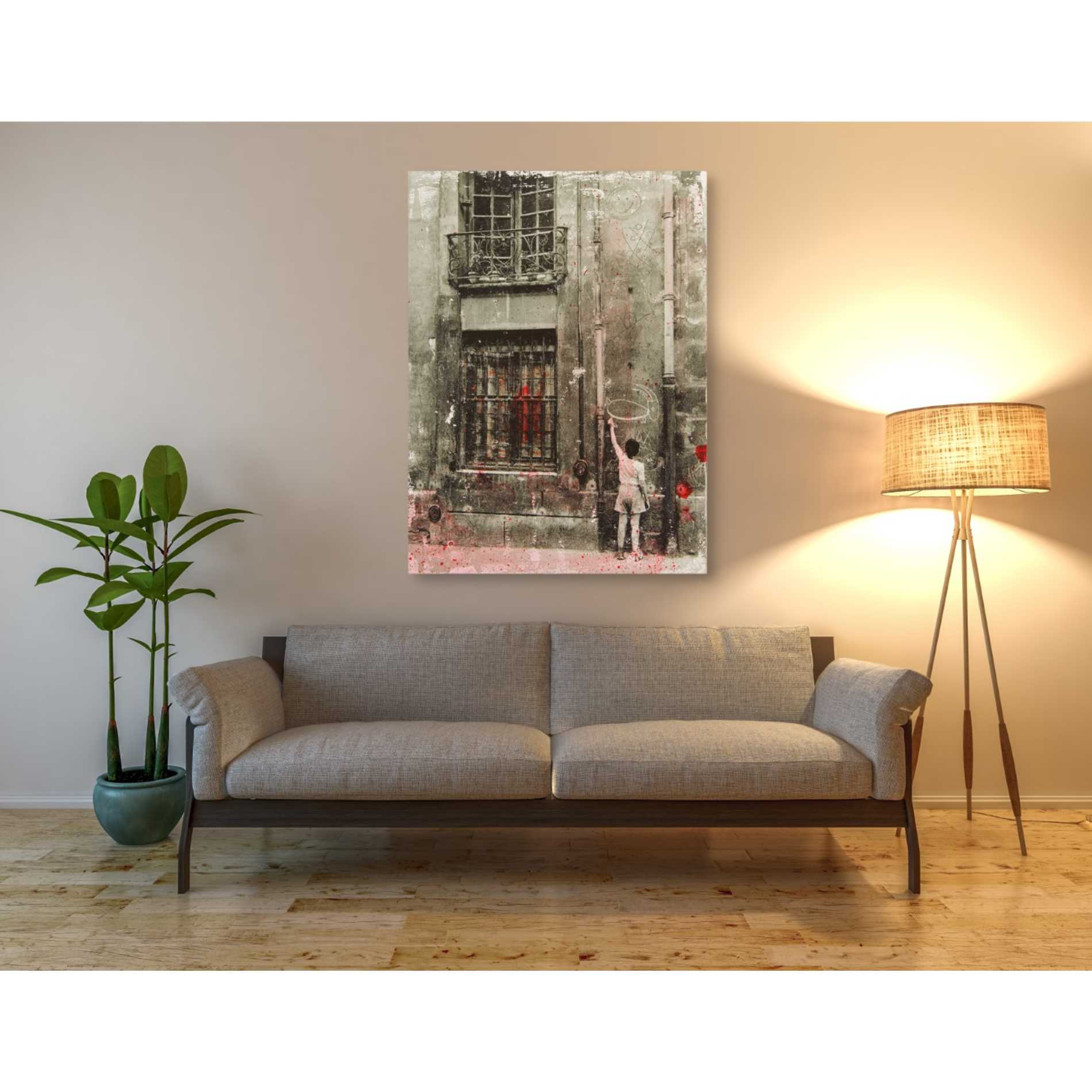 'FIRST GRAFFITI' by DB Waterman, Giclee Canvas Wall Art