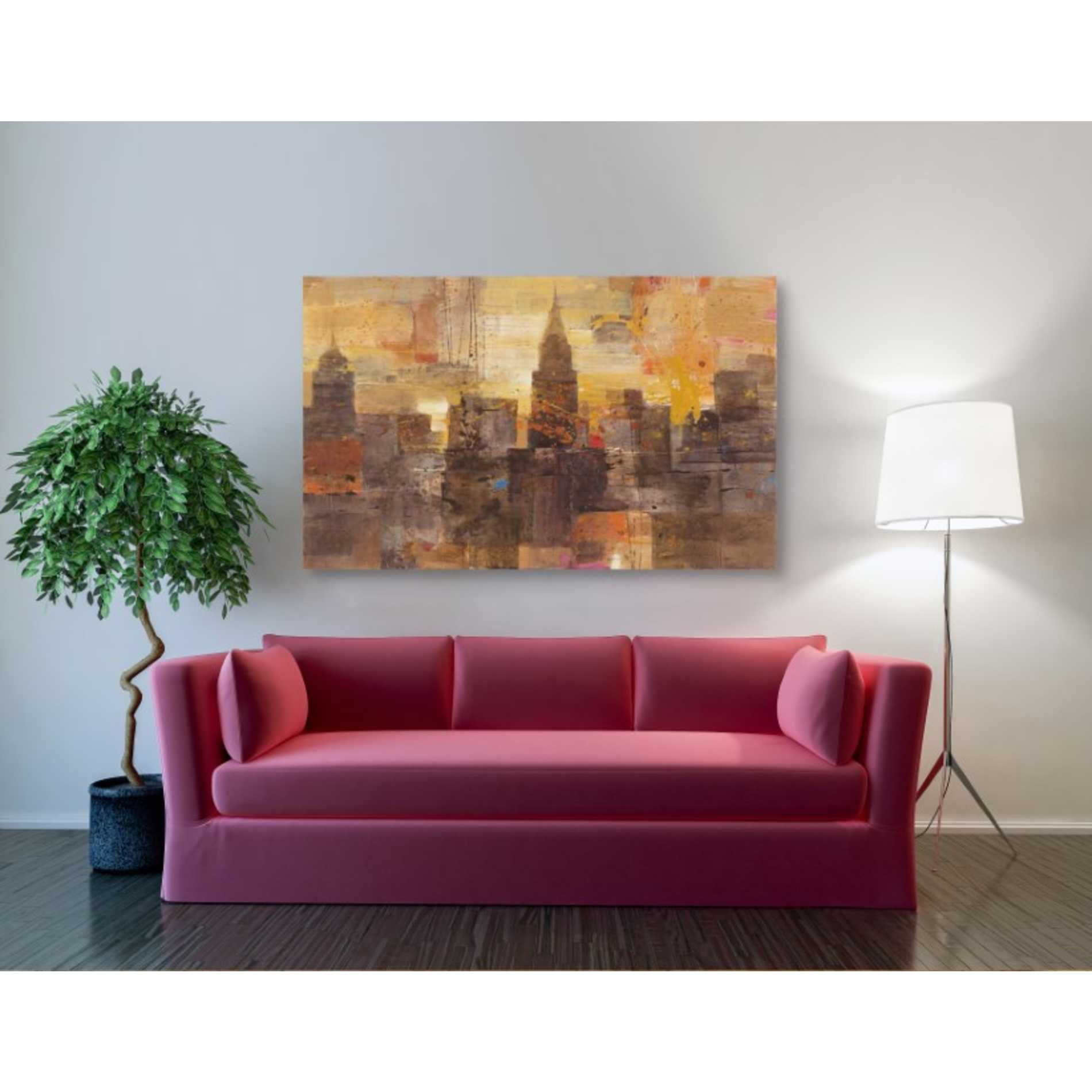 'Fireworks' by Albena Hristova, Canvas Wall Art,54 x 40