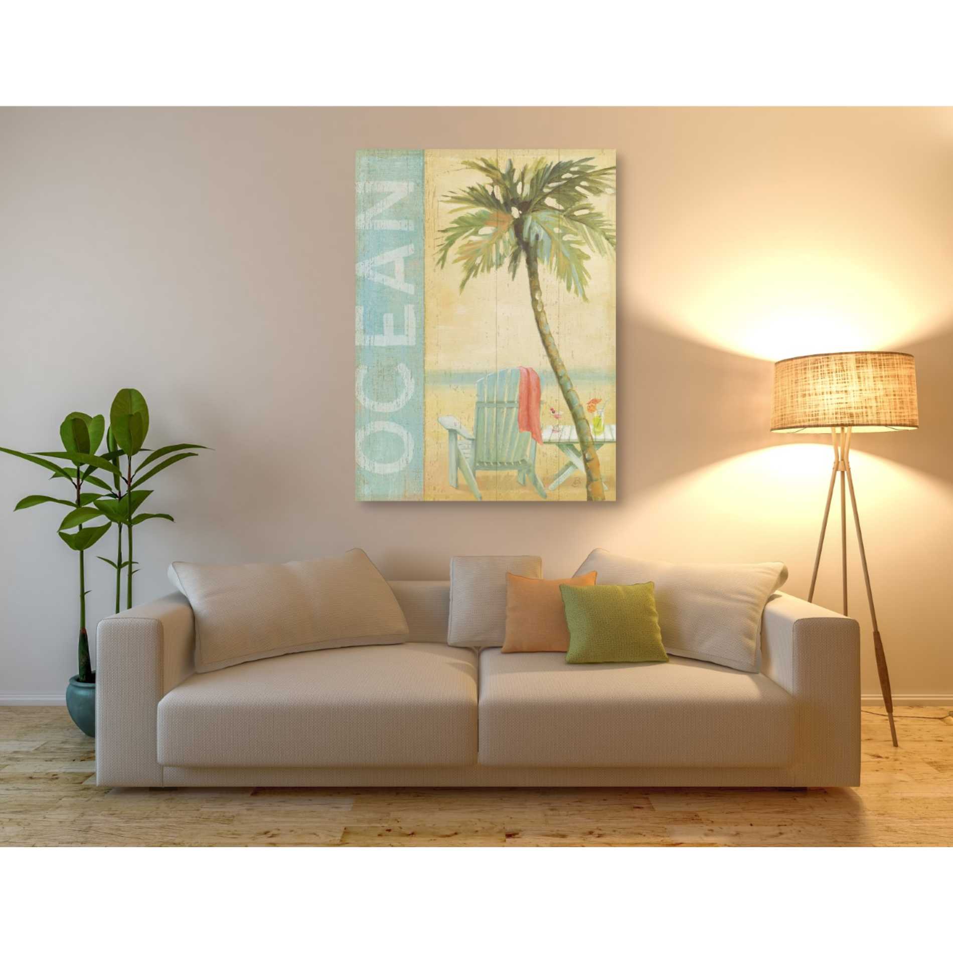 'Ocean Beach II' by Daphne Brissonet, Canvas Wall Art,40 x 54