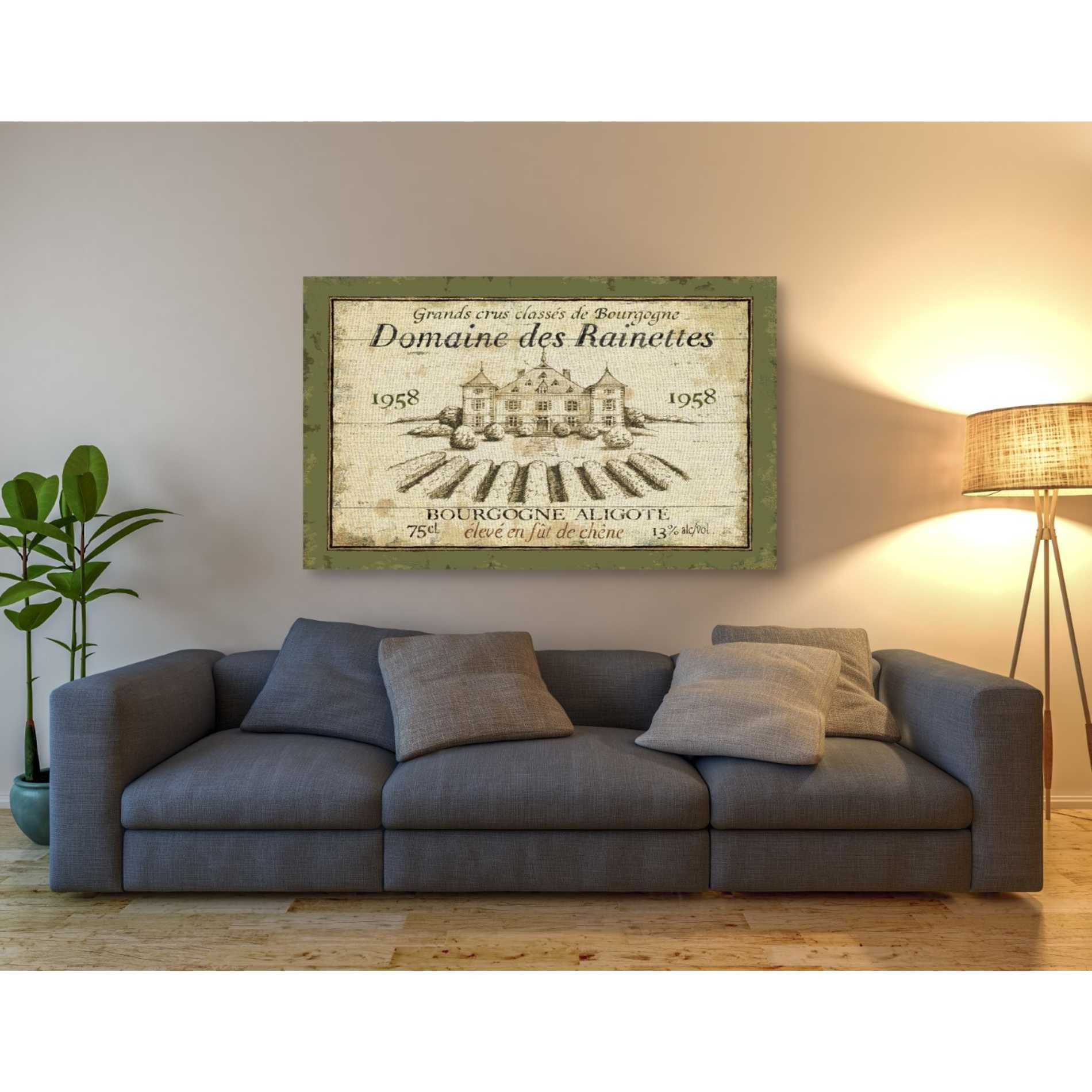 'French Wine Label III' by Daphne Brissonet, Canvas Wall Art,40 x 54