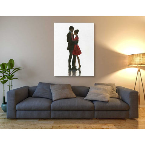 Image of 'The Embrace II Red Dress' by Marco Fabiano, Canvas Wall Art,40 x 54