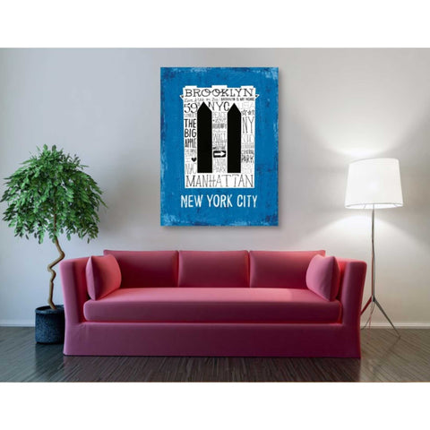 Image of 'Iconic NYC V' by Michael Mullan, Canvas Wall Art,40 x 54