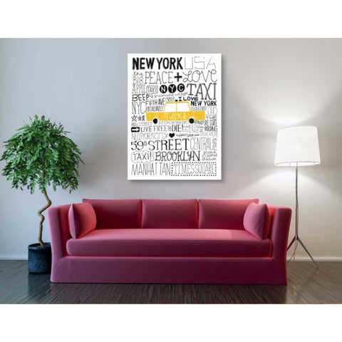 Image of 'Iconic NYC III' by Michael Mullan, Canvas Wall Art,40 x 54
