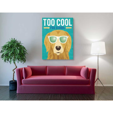 Image of 'Beach Bums Golden I Cool' by Michael Mullan, Canvas Wall Art,40 x 54