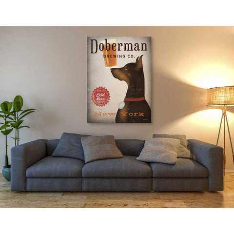 Image of 'Doberman Brewing Company NY' by Ryan Fowler, Canvas Wall Art,40 x 54