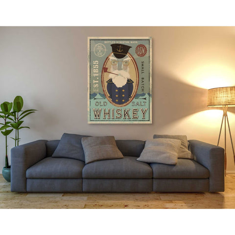 Image of 'Fisherman III Old Salt Whiskey' by Ryan Fowler, Canvas Wall Art,40 x 54