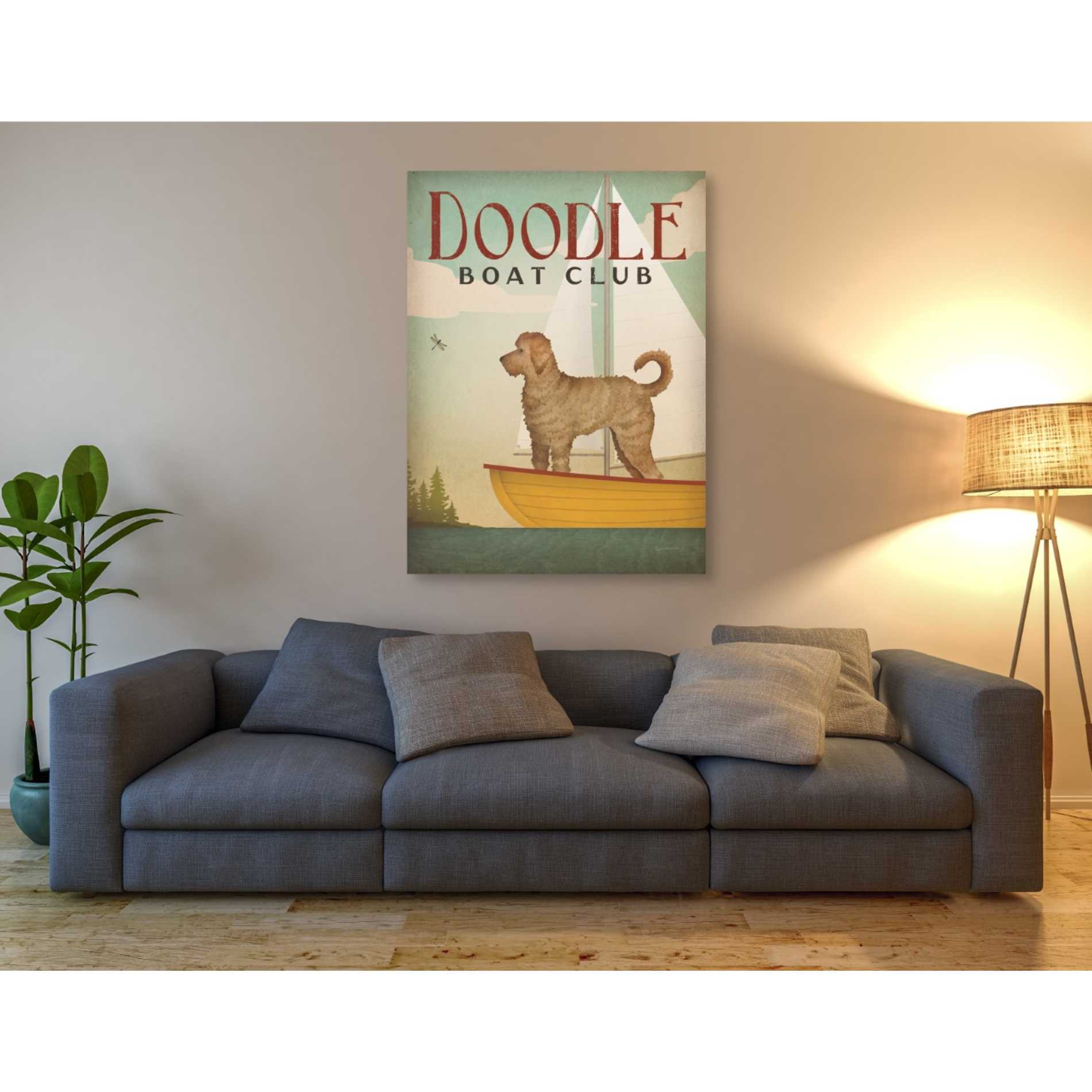 'Doodle Sail' by Ryan Fowler, Canvas Wall Art,40 x 54